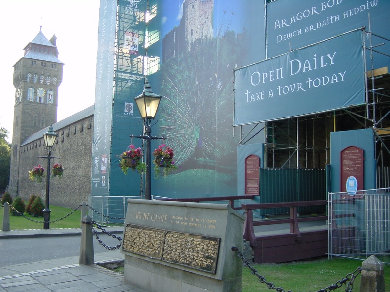 Cardiff castle (closed)