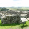 Hadrians Wall - Housesteads - grain storage raised off the floor to keep vermin out.