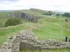 Hadrians Wall - the romans used natural features wherever possible to increase the strength of their fortifications.