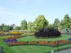London, Kew Gardens - beautiful flower beds