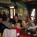 The ski group at lunch