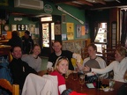 The ski group at lunch