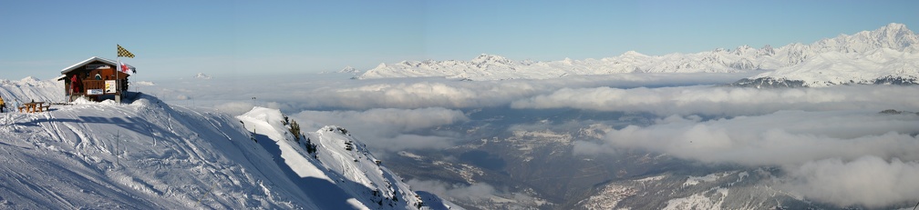 Panorama view from the top