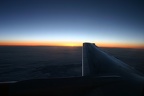 Sunset on the way to Mallorca