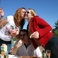 Olga, Marcus, and Katie.
Food's the most important thing, eh Marcus!