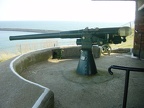 One of the guns installed in the 1980's when the fort was refurbished for visitors.