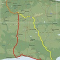 This was the route I followed - about 200 miles in total.