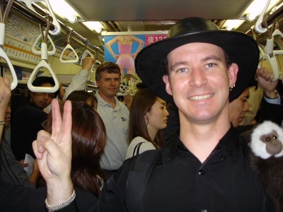 Micha on the Tokyo Underground