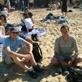 Simon and Jake on Manly Beach