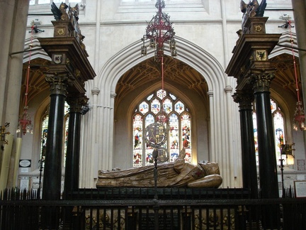 Bath - inside the cathedral