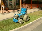 36 - A beach wheelchair