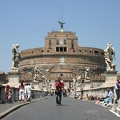 Castel Sant' Angelo from the Porte S. Angelo (the Angels' Bridge)