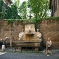 One of the many fountains dotted around Rome