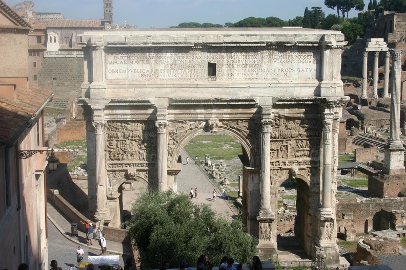 Roman Forum - the Arch of Septimius Severus
