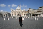 Micha in front of St. Peters