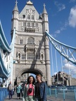 Arcelia and Uli on Tower Bridge