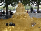 Sand sculpting competition at the Thames Festival