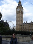 Uli at Big Ben with the London Eye in the background