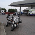 First fuel stop on the way north