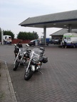 First fuel stop on the way north