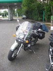 Waiting at South Mimms Services for the ride up