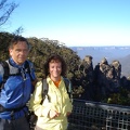 Warren & me at the "Three Sisters" rockformation in the Blue Mountains