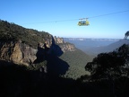 Skyrail over valley at Katoomba Blue Mountains