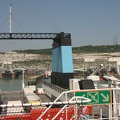 Leaving Dover behind on the way to Dunkerque, France.