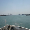 Pulling into Dunkerque, France.