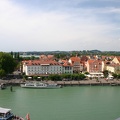 Looking down on Lindau from the light house.