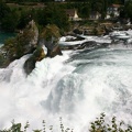 Getting close to the water at the Rheinfall
