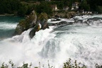 Getting close to the water at the Rheinfall