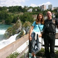Micha and Dani at the Rheinfall