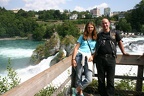 Micha and Dani at the Rheinfall