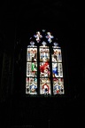Stain glass window inside Constance Cathedral