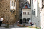 The inner courtyard of Burg Eltz