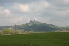 Trosky Castle (Hrad Trosky), towering over the surrounding landscape