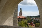 ?eský Krumlov castle tower