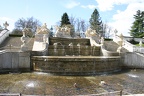 Castle gardens fountain