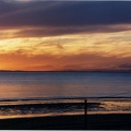 Sunset over Moreton Island.