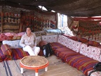 Picture 810.jpg - Inside the bedouin tent at our accommodation at St Catherine's