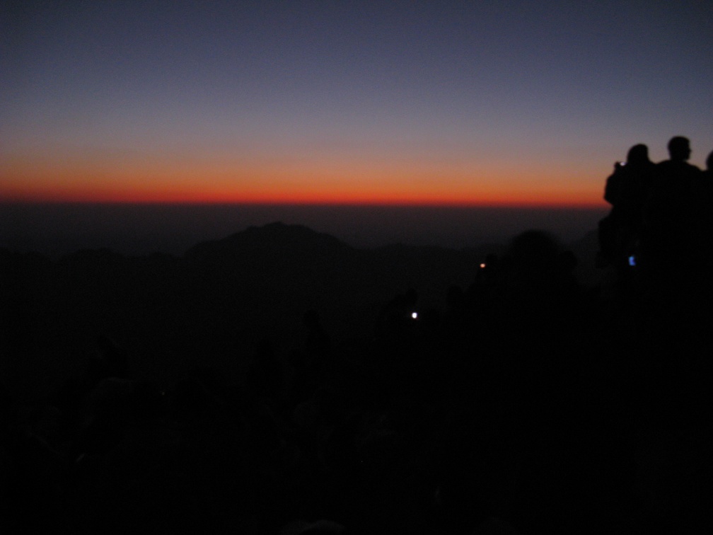 Picture 824.jpg - We made it! First light 6:45am on top of Mt Sinai