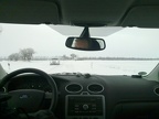 Wintery drive