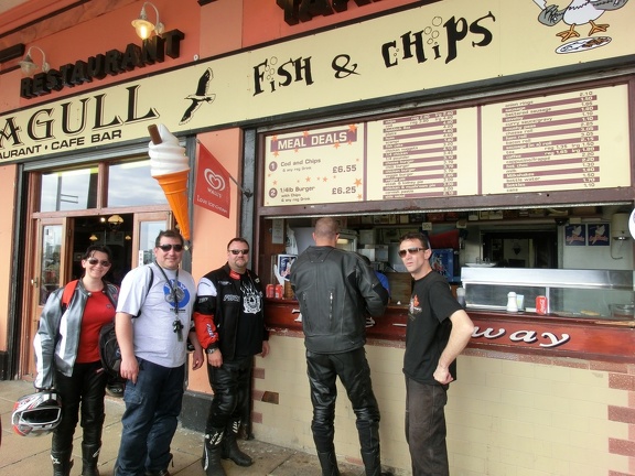 Queuing for Fish'n'Chips at Brighton