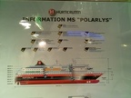 MS Polarlys info panel