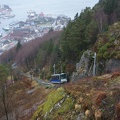 View downhill of the furnicular in Bergen