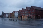 Row of old houses in the Bryggen quarter