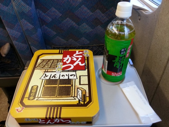 Packed breakfast for train