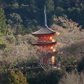 Kiyomizu-dera Temple tower.