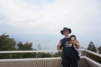 Micha and Junior at the top of Mt Misen.